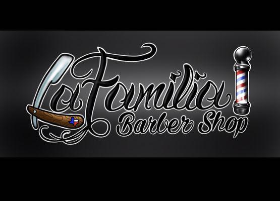 This is the official logo of La Familia Barbershop