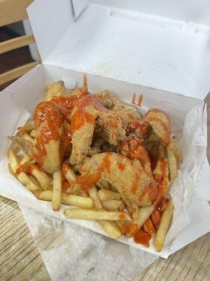 3 Piece Wings & Fries