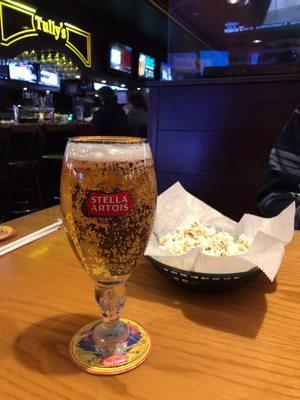 Beer and Popcorn :)