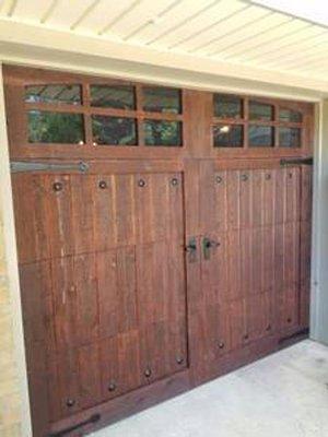 Customizable Cedar Garage Doors