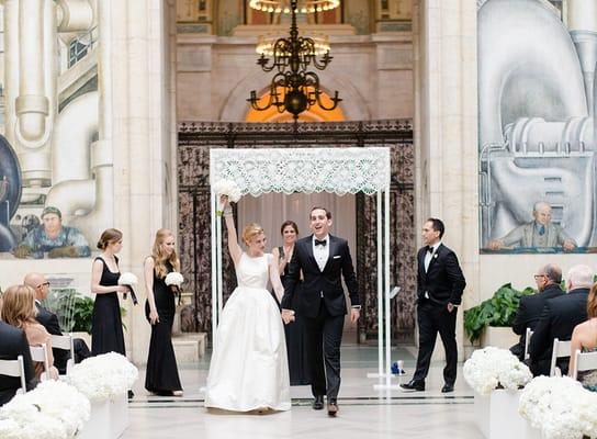 Chrysanthemum Chuppah
 Rental: $850
 Photo by Rebecca Yale Photography