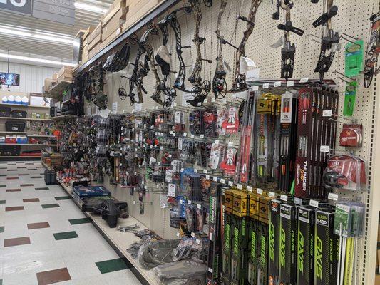 We carry a wide variety of archery products and accessories.