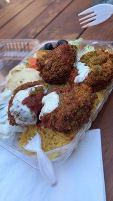 falafel over rice