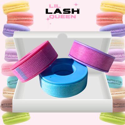 Macaroon lash tape available in store and online.