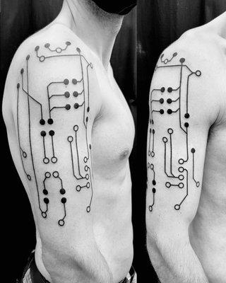 Circuit board (from the clients own circuit board design. He's in robotics)