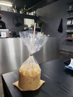 ICED HORCHATA LATTE (in a bag): OLD LOVE MEETS NEW LOVE