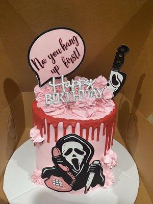 Scream Cake by Mariposa Bakery