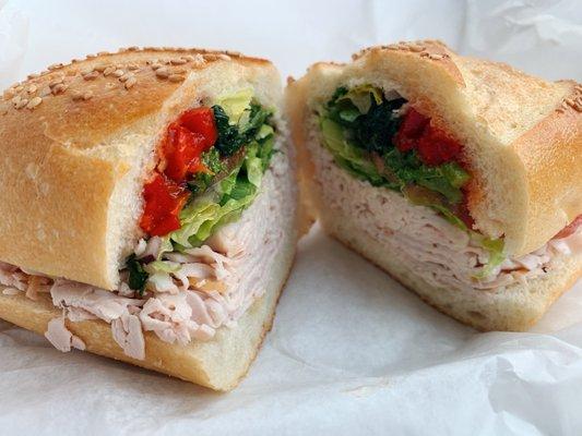 Turkey hoagie