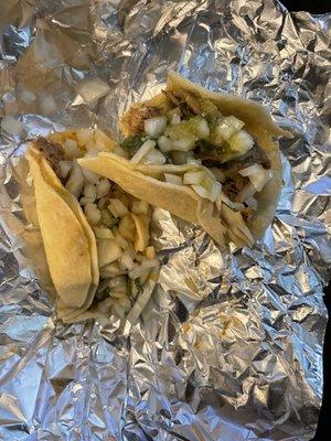 Carne asada tacos so yummy!