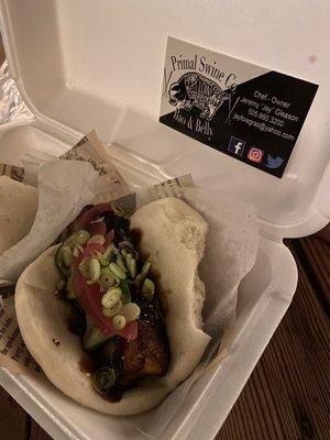 Pork belly bao