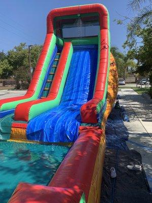 Water slide jumper