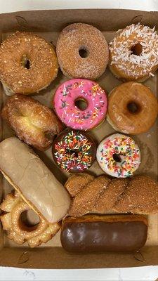 Dozen donuts $13