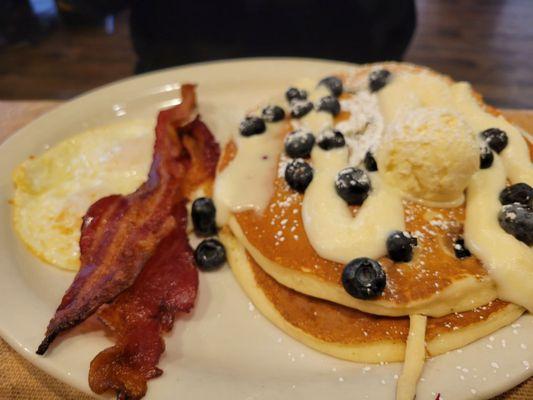 Lemon Blueberry pancakes