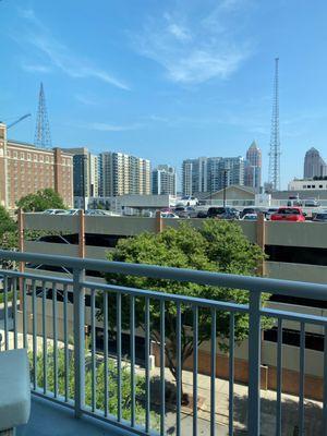 City View of Atlanta from Trace Midtown Apartment FIRST floor