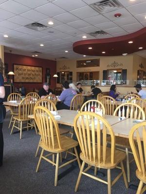 The main dining room