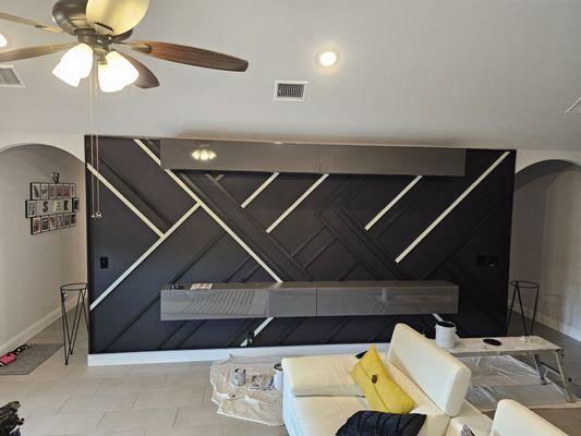 custom accent wall