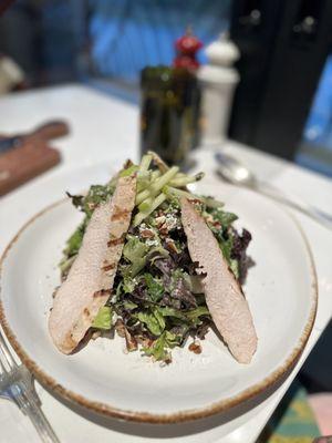 Grilled chicken and salad