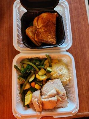 Turkey Dinner without Gravy (can't stand gravy)