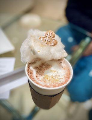 Gingerbread hot chocolate