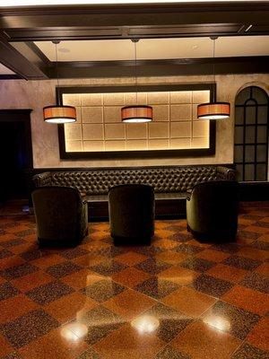 Foyer with beautiful terrazzo floor