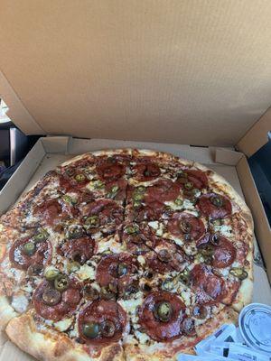 21" pizza