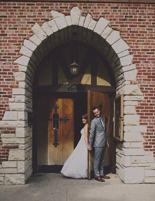 This church is perfect for smaller, intimate weddings! Makes for beautiful photos!