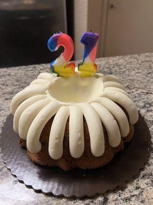 Gluten free chocolate chip Bundt cake!