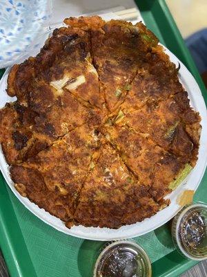 Kimchi pancake