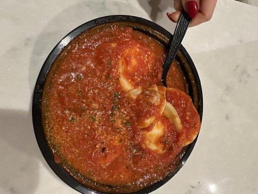 Kids Ravioli with Marinara Sauce