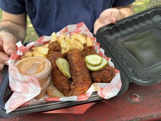 3 piece chicken strips