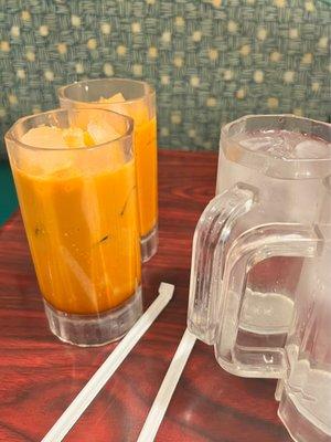 Thai Tea and Water