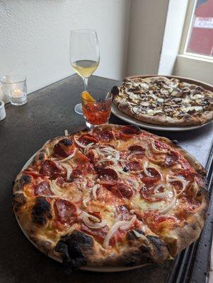 Wood-fire pizza