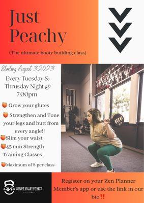 Just Peachy Class Just added 

For Members & SGT Only