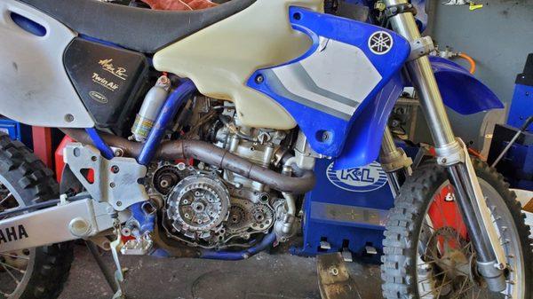 Water pump rebuild on the YZ426F