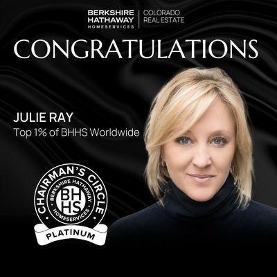 Julie Ray Top 1% for BHHS Worldwide