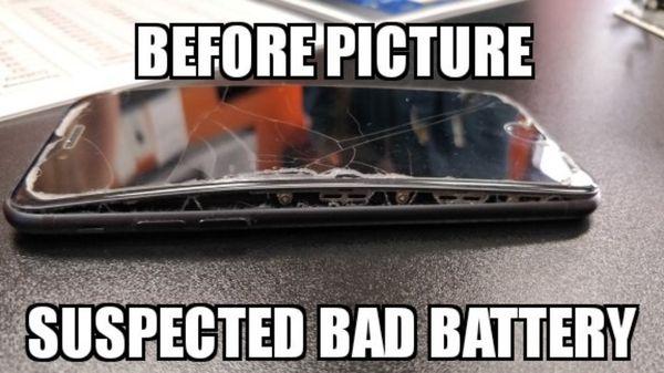 iPhone with a bad/bulging battery - DANGEROUS! Let us fix it!