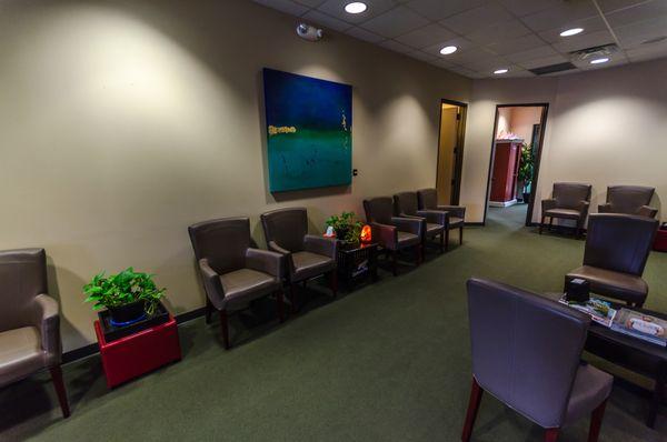 waiting area at BNB Rolfing in Austin TX