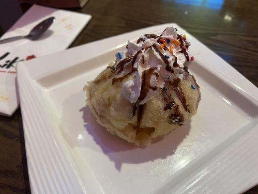 Fried ice cream