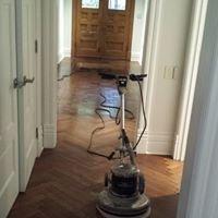 Buffing hardwood floors