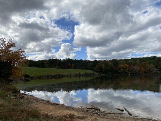 View from the east side of the lake