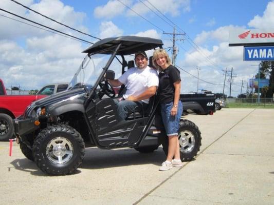 Mr Treynor McAdams with his new Bennche!