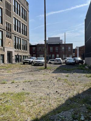 It's a parking lot for OCF's apartment building and others.