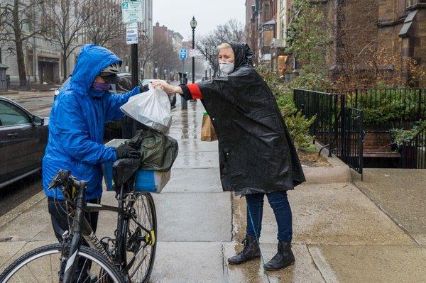 Meals available, rain or shine.