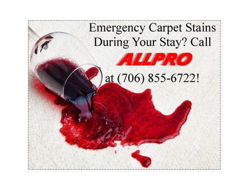 Emergency stains - Red wine