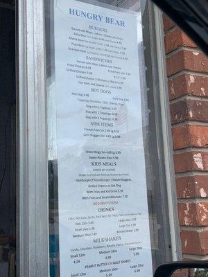 Menu 5/9/23