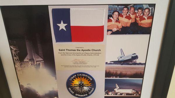 St.Thomas has a long tradition with the space program