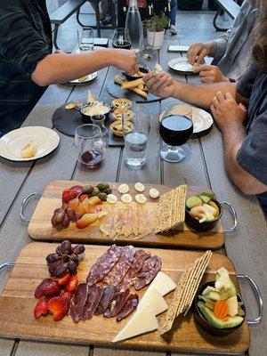 charcuterie and appetizers