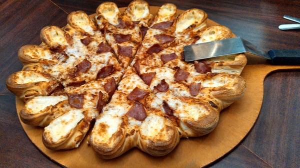 Pizza Hut's Crazy Cheesy Crust Pizza