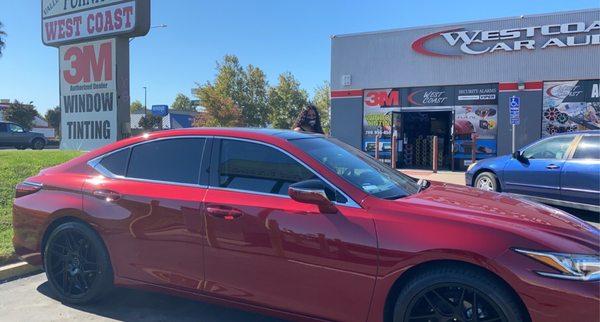 3M tints on my new Lexus ES350