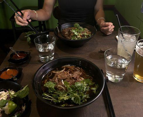 Braised beef pho